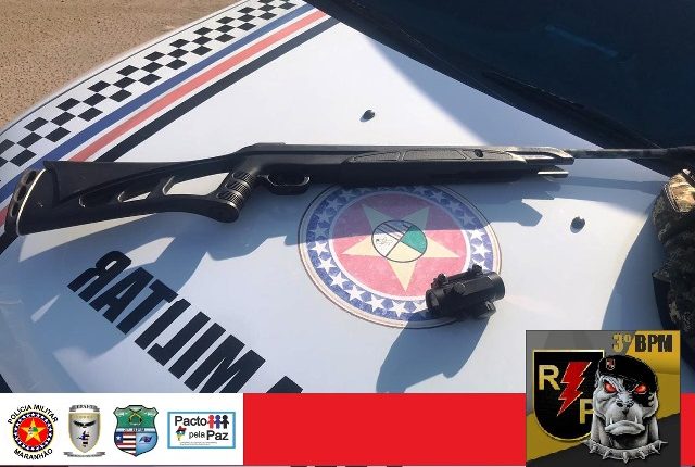 POLÍCIA MILITAR APREENDE ARMAS DE FOGO NA REGIÃO TOCANTINA   