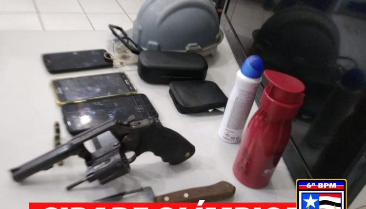 POLICIAIS MILITARES DO 6° BPM FRUSTRAM ASSALTO E APREENDEM 3 MENORES QUE ESTAVAM COMETENDO ATO INFRACIONAL NA CIDADE OLÍMPICA