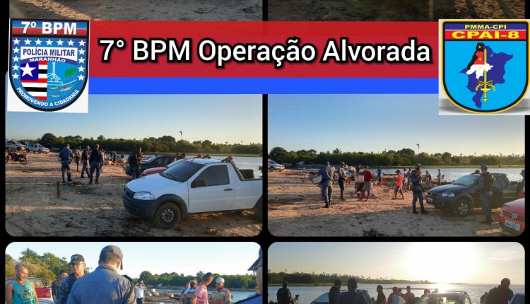 POLÍCIA MILITAR DEFLAGRA MAIS UMA ETAPA DA OPERAÇÃO ALVORADA NA REGIÃO DE PINDARÉ MIRIM/MA
