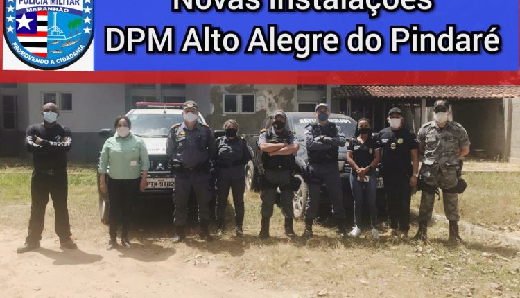 COMANDO DO 7° BPM RECEBE AS NOVAS ESTRUTURAS PARA INSTALAÇÃO DO DPM DE ALTO ALEGRE DO PINDARÉ/MA
