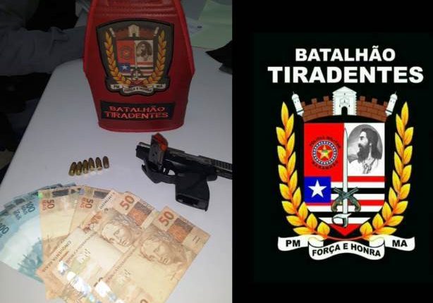 PMMA RETIRA DE CIRCULAÇÃO MAIS UMA ARMA DE FOGO DAS RUAS DA CAPITAL MARANHENSE