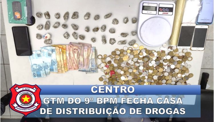 Policiais militares do 9° BPM prendem suspeitos por tráfico no centro de São Luís