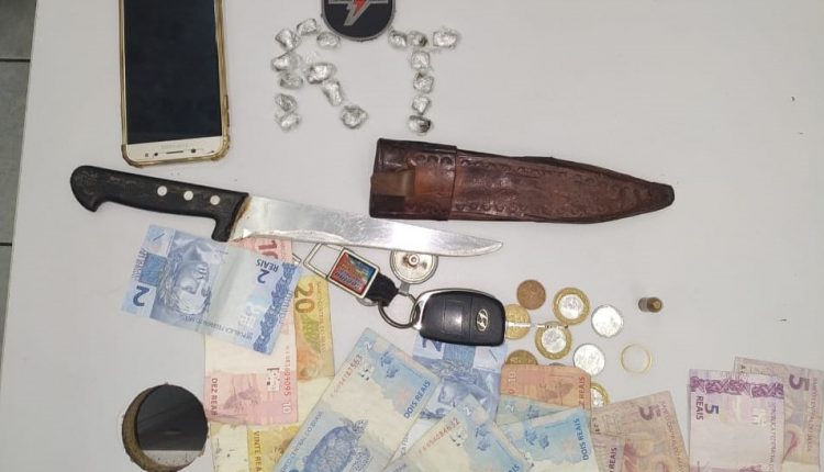 ROTAM prende suspeito de tráfico de drogas na região central da capital maranhense