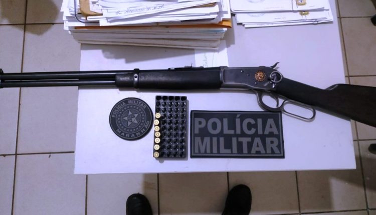 POLICIAIS MILITARES DO 27° BPM APREENDEM ARMA DE FOGO EM AXIXÁ/MA