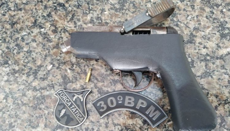 30º BPM APREENDE ARMA DE FOGO EM BURITICUPU/MA