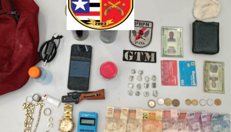 8º BPM APREENDE DROGAS E DINHEIRO DURANTE OPERAÇÃO