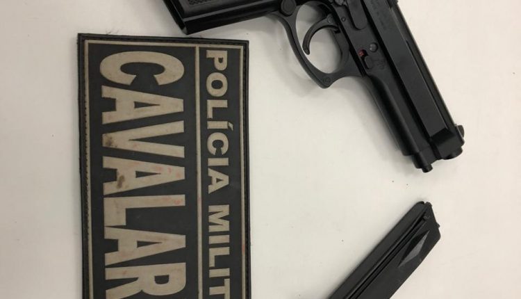 Policiais Militares da cavalaria prendem dupla de assaltantes e apreendem arma de fogo em São Luis