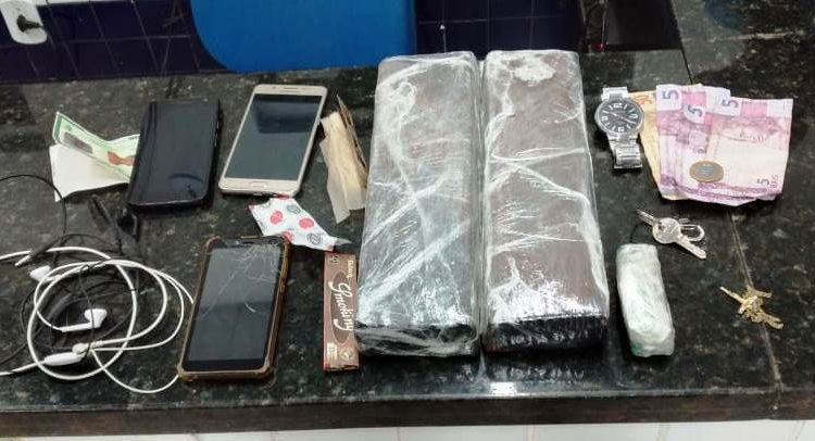 POLICIAIS DO 36° BPM REALIZAM APREENSÃO DE ENTORPECENTES NA CIDADE DE VIANA