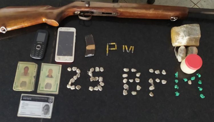 Polícia Militar prende homem com entorpecentes e arma de fogo na cidade de Bacuri