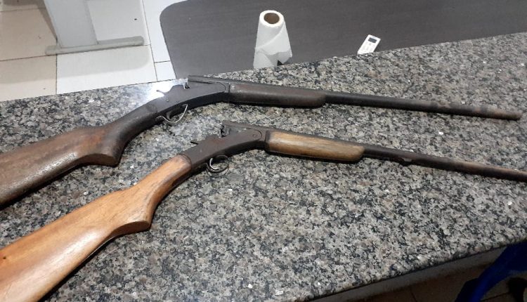 RÁDIO PATRULHA DO 30° BPM FAZ A APREENSÃO DE DUAS ARMAS DE FOGO EM BURITICUPU