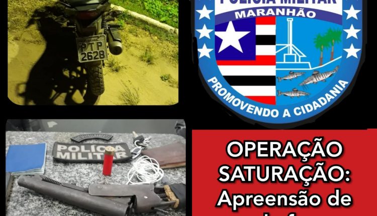 7° BATALHÃO APREENDE MAIS UMA ARMA DE FOGO EM SANTA INÊS/MA