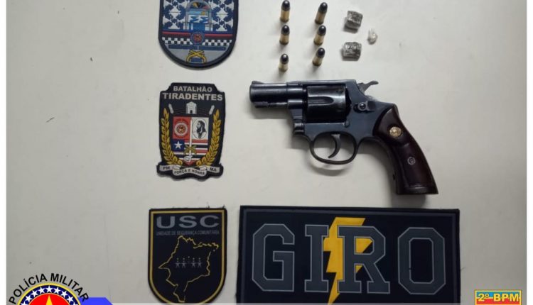 Policiais Militares prendem homem por porte ilegal de arma de fogo em Caxias – MA