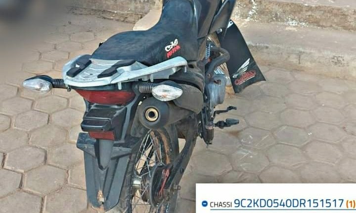 Policiais Militares do 30º Batalhão recuperam motocicleta roubada em Buriticupu – MA
