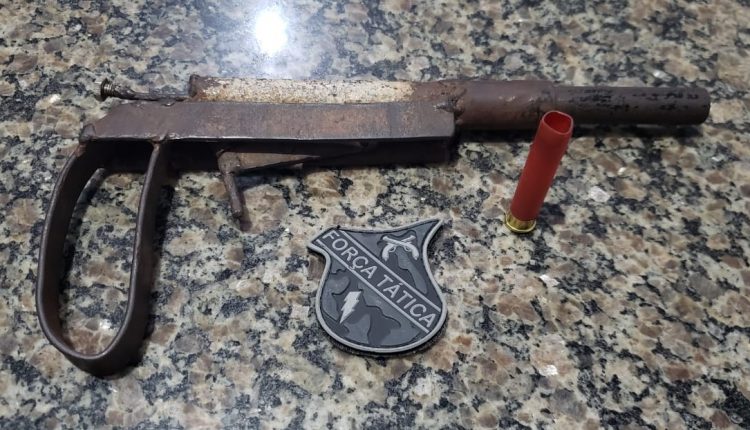 FORÇA TÁTICA DO 30° BPM FAZ APREENSÃO DE ARMA DE FOGO EM BURITICUPU