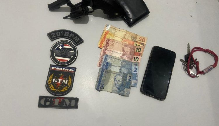 Policiais do 20º BPM apreendem arma de fogo no Cohatrac