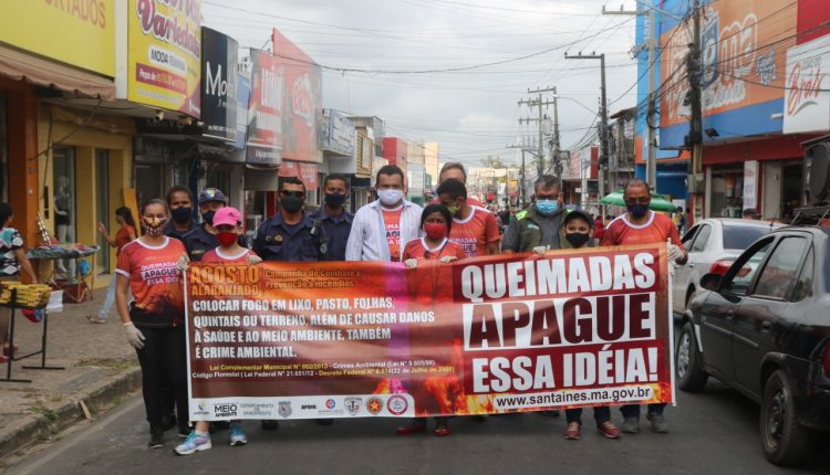 7° BPM participa de campanha em combate às queimadas em Santa Inês – MA