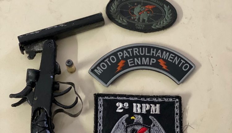 Polícia Militar apreende arma de fogo durante operação Bairro Seguro em Caxias-MA