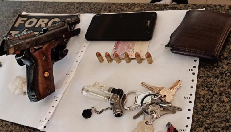 EM ITAPECURU-MIRIM 28º BPM APREENDE ARMA DE FOGO E RECUPERA MOTOCICLETA ROUBADA