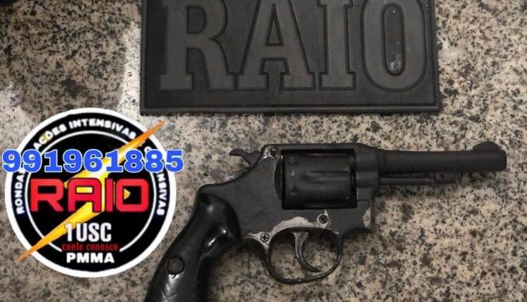 Esquadrão Raio da 1ª USC realiza prisão de indivíduo por porte ilegal de arma de fogo