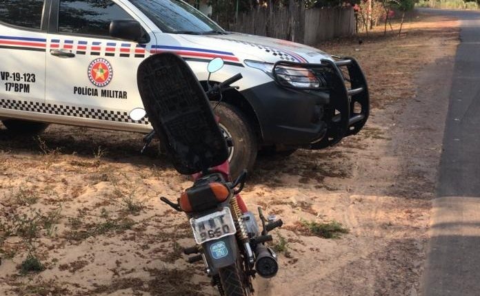 Policiais Militares recuperam moto roubada em Timbiras