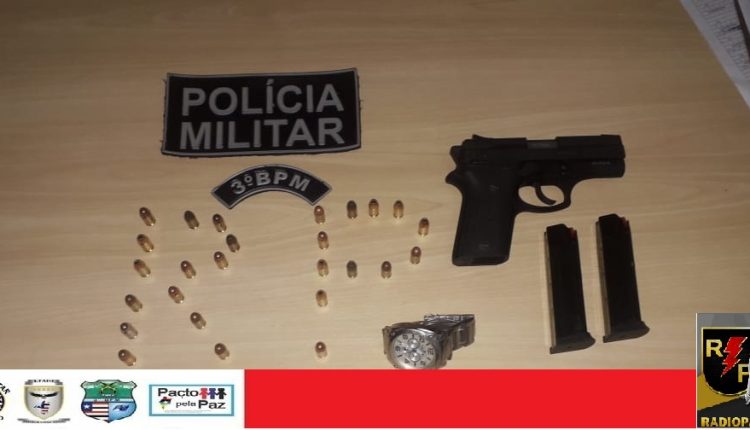 Drogas e arma de fogo são apreendidas pela PM em Imperatriz