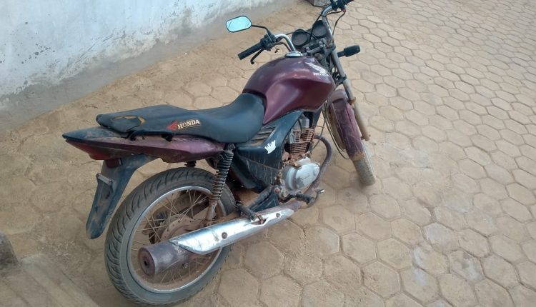 RÁDIO PATRULHA DO 30° BPM RECUPERA MOTO ROUBADA EM BURITICUPU