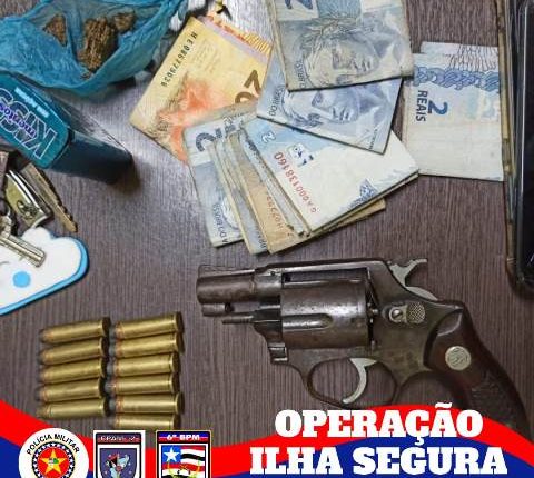 6º BPM APREENDE DUAS ARMAS DE FOGO DURANTE OPERAÇÃO ILHA SEGURA