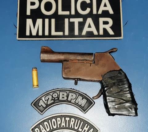 Polícia Militar apreende dois adolescentes com arma de fogo na cidade de Estreito
