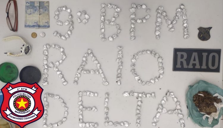 Policiais Militares apreendem 235 trouxas de maconha em ação na Vila Palmeira