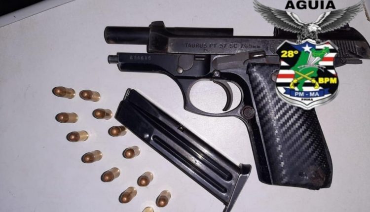 Policiais militares apreendem arma de fogo em Itapecuru Mirim-MA