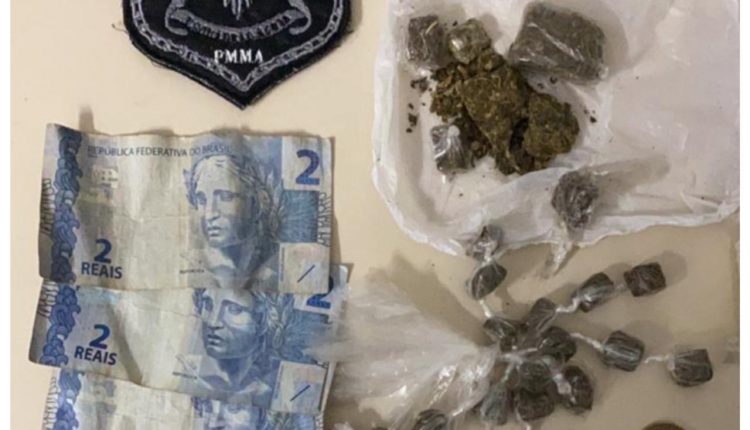 PMMA prende dupla por tráfico de drogas e recupera motocicleta roubada em Caxias-MA