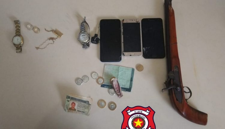 Policiais militares apreendem arma de fogo no Bairro João Paulo