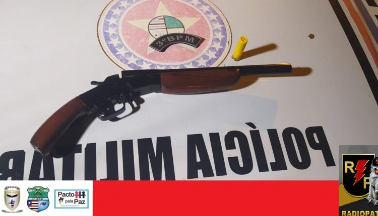 3º BPM apreende arma de fogo em Imperatriz – MA