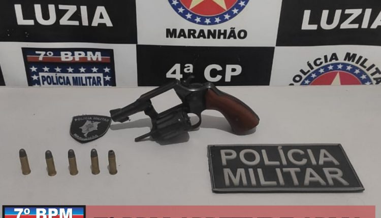 7° BPM prende suspeito de tráfico de drogas e apreende arma de fogo em sua área de atuação