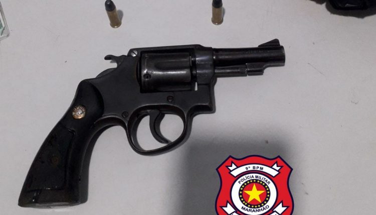 Policiais militares do 9° batalhão apreendem arma de fogo no bairro da Alemanha