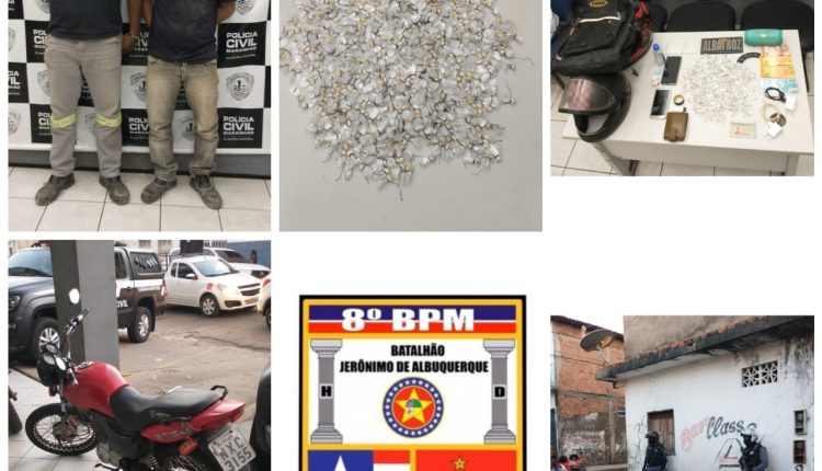 Dupla é presa por tráfico de drogas em São Luís – MA