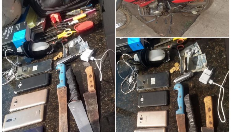 Seis pessoas acusadas de assaltos e tráfico de entorpecentes são presas em Coelho Neto-Ma