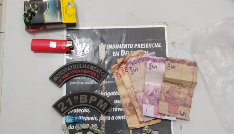 Homem é preso por tráfico de drogas no Tibirizinho