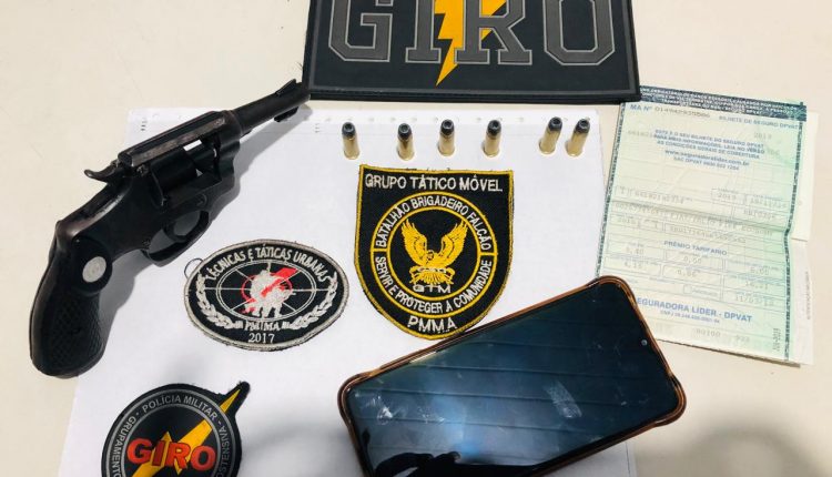 Policiais da 2ª USC recuperam veículo de aplicativo e apreendem arma de fogo no Coroadinho