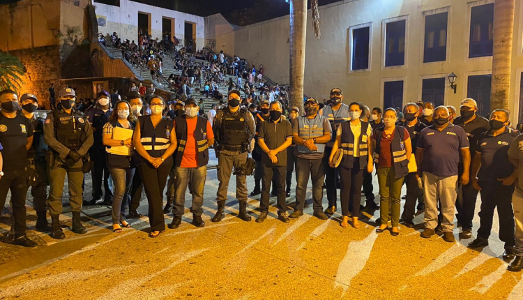 Polícia Militar realiza operação conjunta no Centro Histórico de São Luís.   