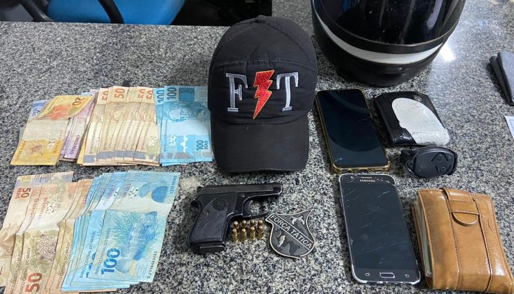 POLÍCIA MILITAR APREENDE PISTOLA PORTADA POR INDIVÍDUOS SUSPEITOS DURANTE OPERAÇÃO CIDADE SEGURA EM COROATÁ-MA