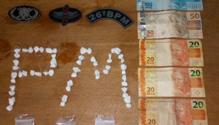 Suspeito por tráfico é preso e drogas são apreendidas pela PM em Itinga-MA