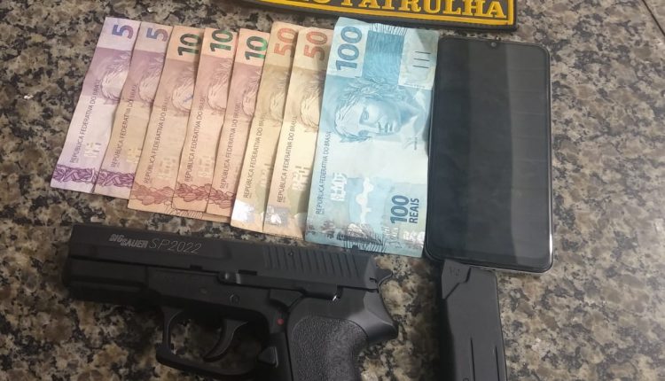 OPERAÇÃO “CENTRO SEGURO” PRENDE HOMEM COM SIMULACRO, SUSPEITO DE ESTAR COMETENDO ASSALTOS NO CENTRO COMERCIAL DE BURITICUPU