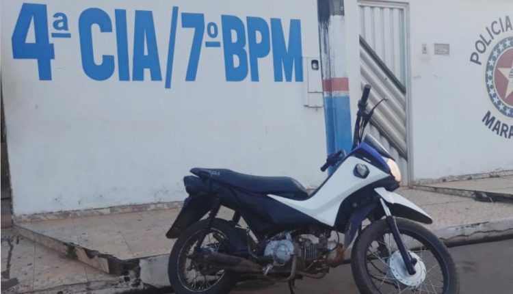Policiais recuperam motocicleta roubada em Santa Luzia – MA
