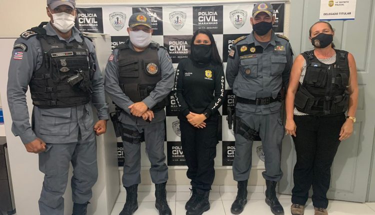 Comando do 8º BPM realiza visita à nova delegada titular do 14º Distrito Policial