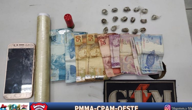Grupo Tático da PMMA prende suspeita por tráfico de drogas na Vila Palmeira
