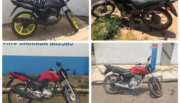 POLICIAIS DO 7° BPM RECUPERAM 4 VEÍCULOS ROUBADOS DURANTE A SEMANA