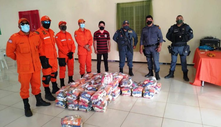 POLÍCIA MILITAR E CORPO DE BOMBEIRO MILITAR REALIZAM AÇÃO CONJUNTA NA CIDADE DE PARAIBANO-MA
