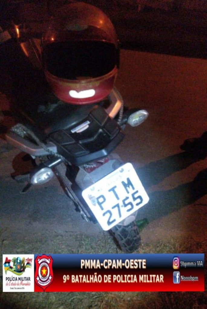 9° BPM LOCALIZA MOTOCICLETA FURTADA, NO BAIRRO DO ANIL – PMMA – Polícia ...