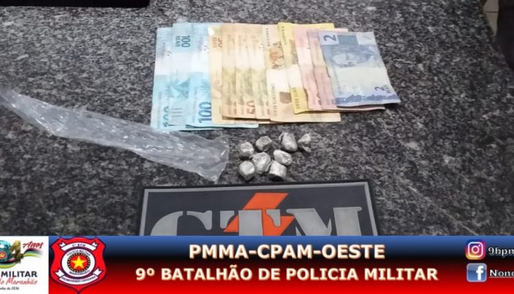 POLÍCIA MILITAR APREENDE DROGA NO BAIRRO JOÃO PAULO